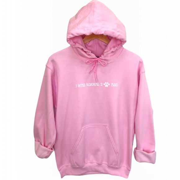 I WAS NORMAL 3 🐾 AGO Unisex Adult Hoodie - Various - Picture 4 of 7